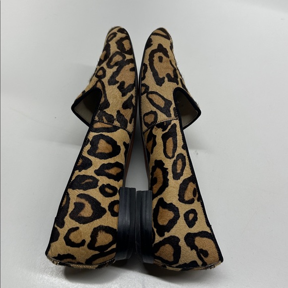 Sam Edelman Jordy Loafers Flats Leopard Print Calf Hair Slip On Shoes Size 8 - Picture 7 of 9